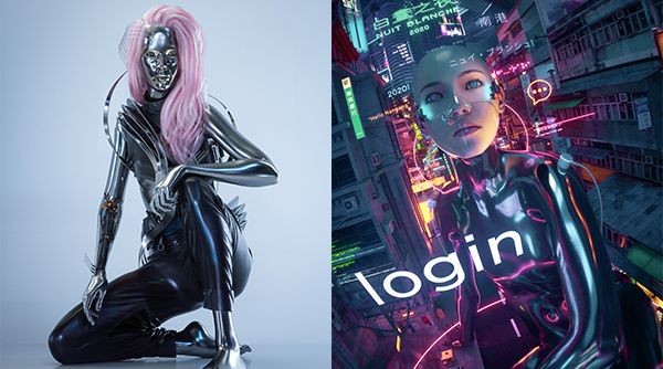 為科幻角色、場景注入個人風格，台灣 3D 設計師張以得的創意不設限