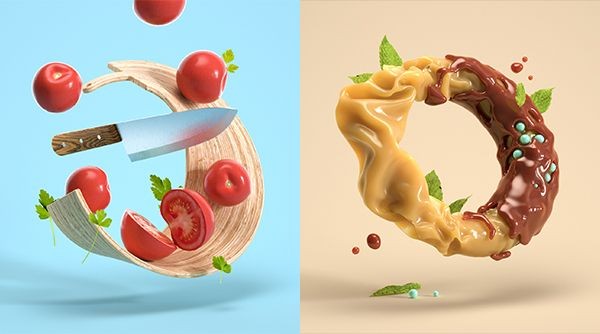 運用 C4D 製作吸睛的社群美食動畫，斯洛伐克 3D 設計師玩轉流體，一展創意！