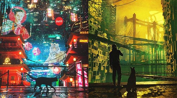 以絢爛的光影色調，衝擊你對顏色的既定想法！探索數位科幻圖像背後的絕美故事