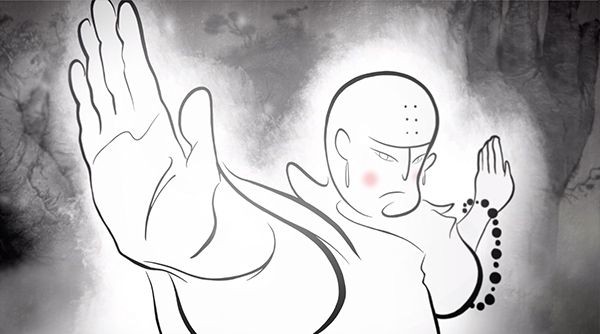 以精彩武打勾勒東方文化之底蘊，一覽動畫短片《印象禪武》簡約線條與留白之美