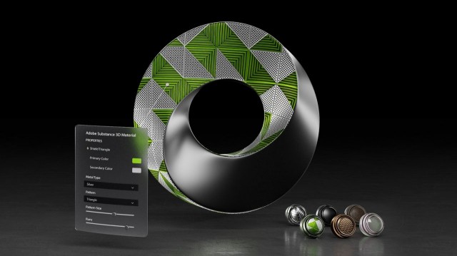 NVIDIA 與 Adobe 正合作開發一個 Substance 3D 外掛程式，讓 Omniverse 及 Substance 3D 的用戶可以透過這個外掛程式獲得新的材料編輯功能