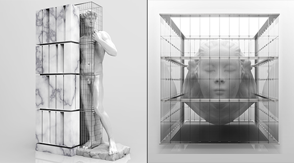 【投稿】以現代建築造型重塑歷史知名雕塑，台灣建築設計師運用 Maya、3D Coat、Keyshot 打造迷人系列作