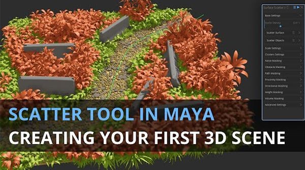 輕鬆加速環境建構 Maya免費新工具Ecotope，以物件布置場景