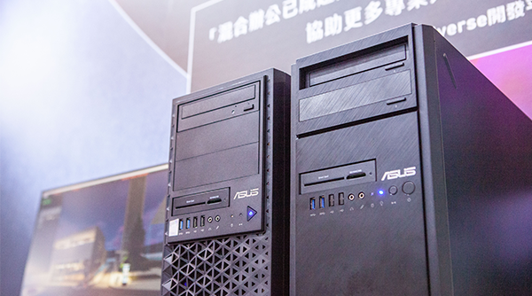 華碩強勁的硬體實力，搭配 Lumion 12 與 NVIDIA Omniverse，展出 AEC 建築產業必備的解決方案