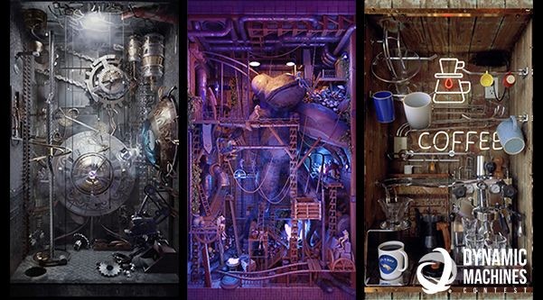 一百位藝術家，一百種藝術風格異想，打造網路上最大的 3D 動力機器!