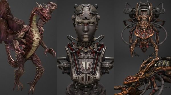 【投稿】台灣建築設計師以 3D Coat 創造高精度的奇幻機械生物，打造駭人的氛圍