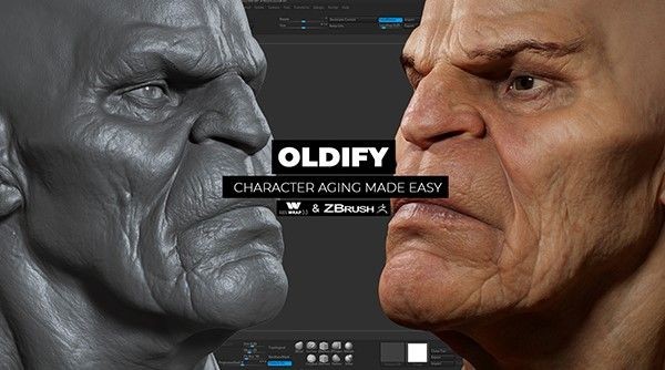 你有想過自己變老的樣子嗎？ZBrush 新工具 Oldify，讓你輕鬆套上真實皺紋！
