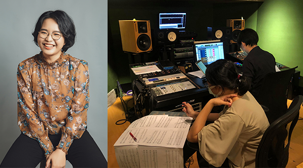 不到 30 歲就入圍台北電影獎，《水中的女孩》、《美國女孩》新銳配樂家吳沛綾的音畫夢之旅