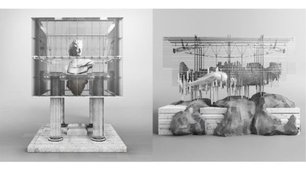 【投稿】古典雕塑再詮釋，台灣建築設計師以 Maya 及 Blender 打造出虛擬建築裝置