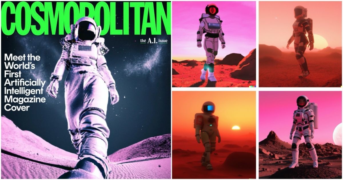 AI 與時尚並駕齊驅，《柯夢波丹》使用新一代 AI 製圖工具為雜誌設計專屬封面