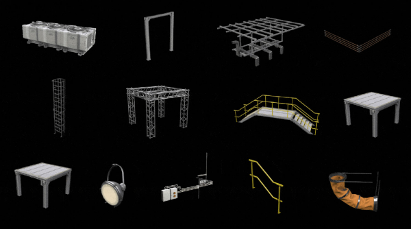 免費下載 3D 工業物件組合包，上百件已模塊化的物件讓創作者輕鬆建構新世界