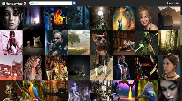 3D 資源天堂！透過線上平台 RenderHub 獲得上萬種資產，還能和優秀藝術家切磋交流