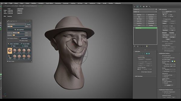 3ds Max 也可以雕刻了！透過全新工具 Sculpt Tool for 3ds Max，讓你在單一軟體中同步做建模、動畫、雕刻