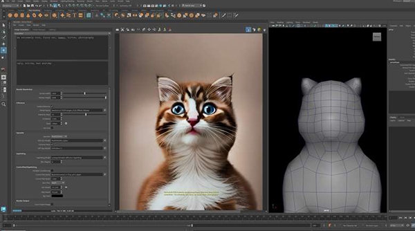全新 AI 外掛 Mandala，將 Stable Diffusion 置入 Maya，從生成貼圖、模型管理、動畫算圖都一鍵生成！