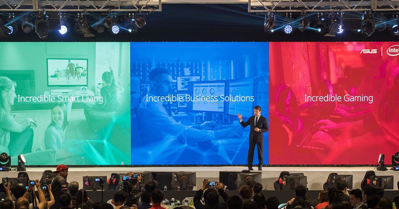 華碩全球副總裁許祐嘉揭示開放平台事業群全系列商用、家庭及電競三大主軸產品進化方案