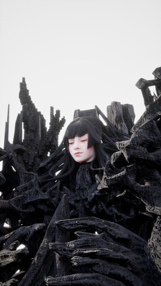 以「成為東方賽博格修羅」概念，揭露人類與 AI Agent、仿生機械手臂與電知覺技術的全新感知體驗