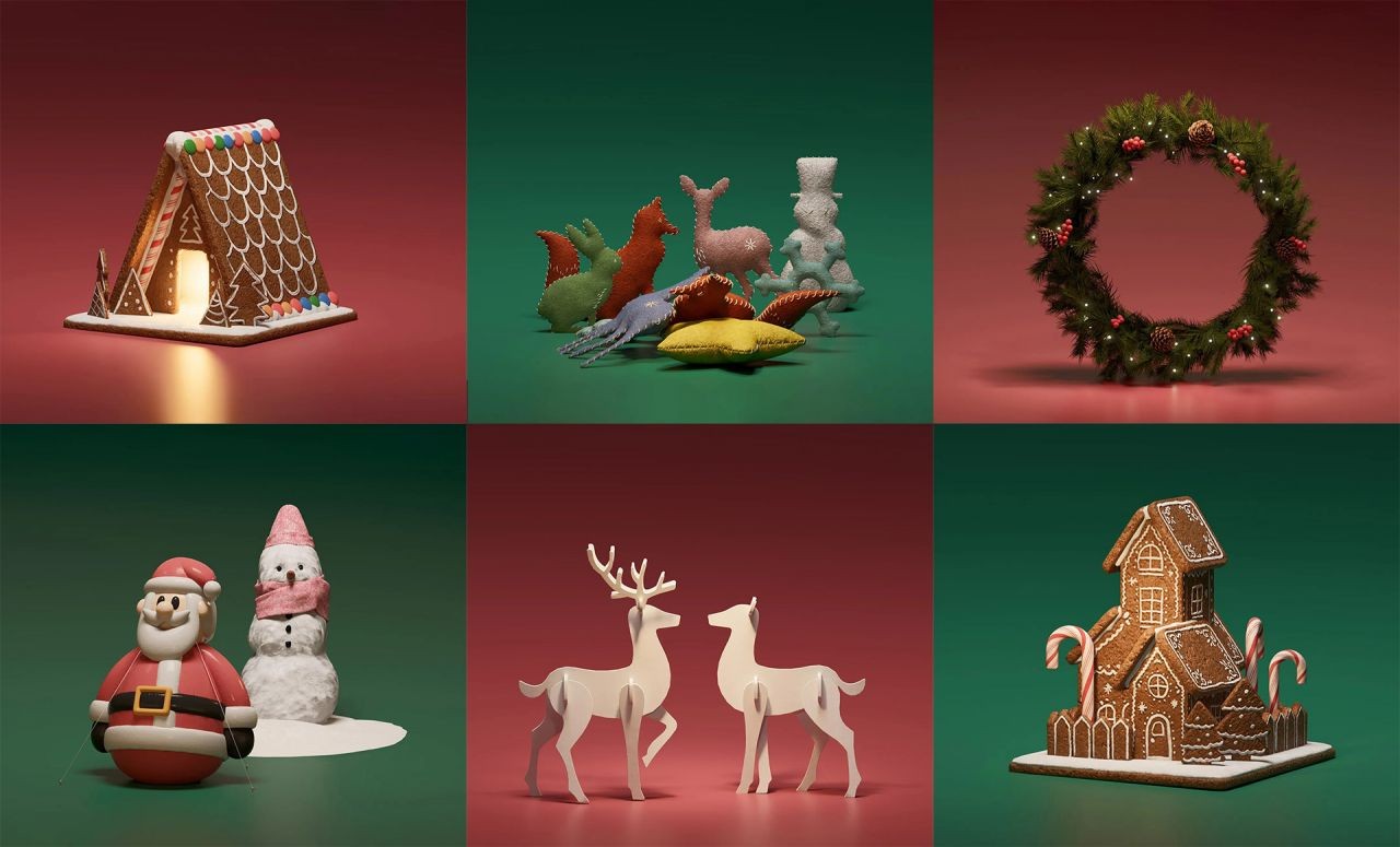 Lumion 歡慶聖誕節，61 組室內外佳節造景模型免費下載，還有機會抽中 Sony 降噪耳機