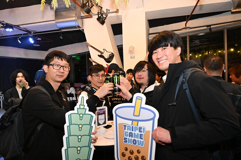 台北電玩展的TGS Night商務交流派對，讓產業人士愉快交流