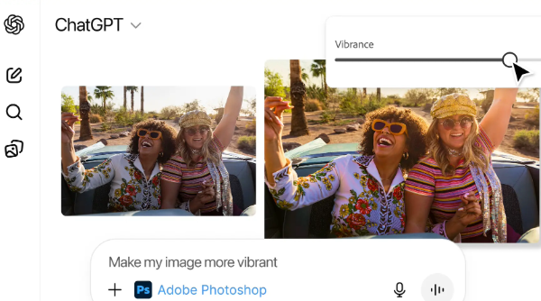 ChatGPT 現在能直接使用 Photoshop！與 Adobe 三大工具聯動，上百萬使用者都能免費編輯影像與 PDF