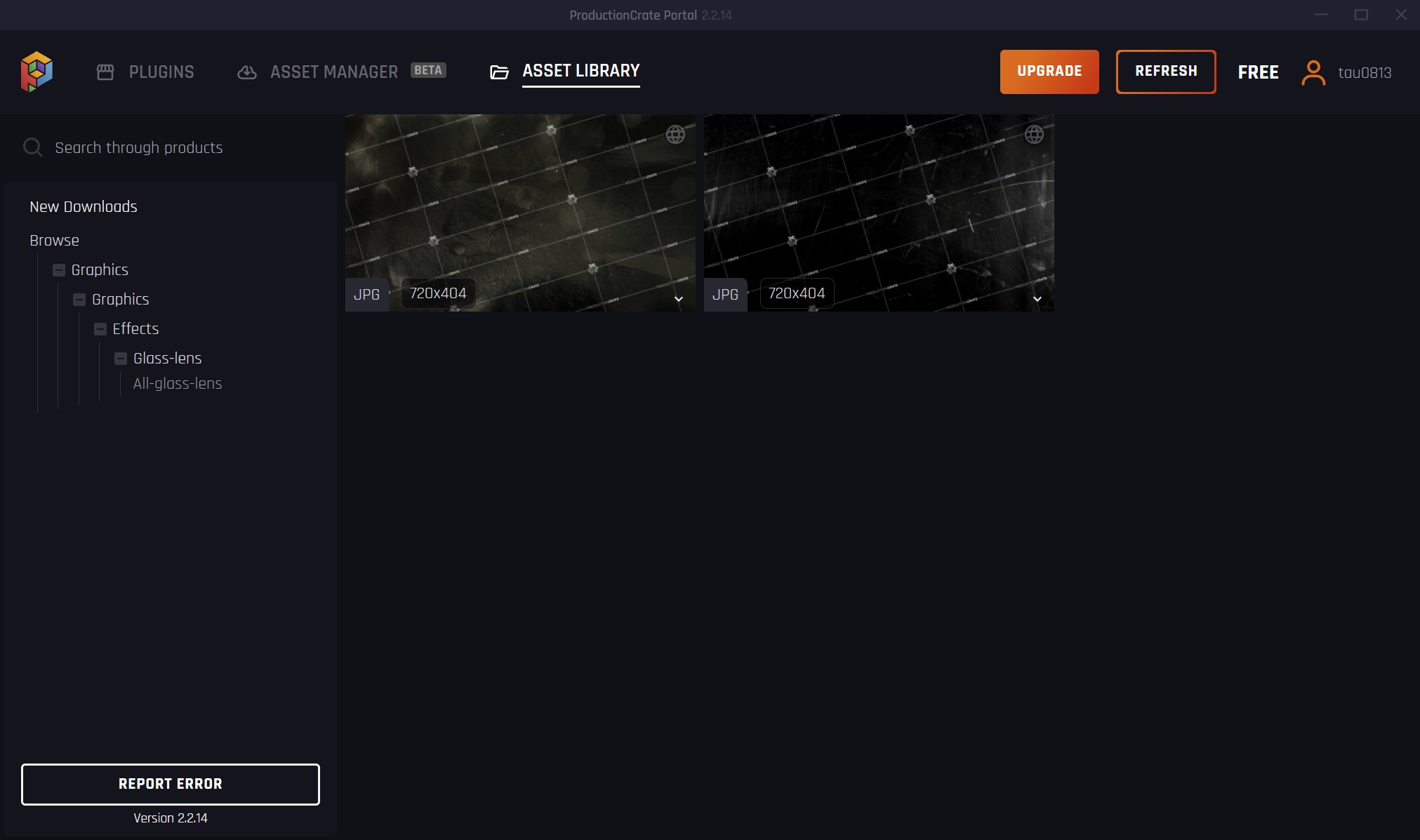 ProductionCrate asset library