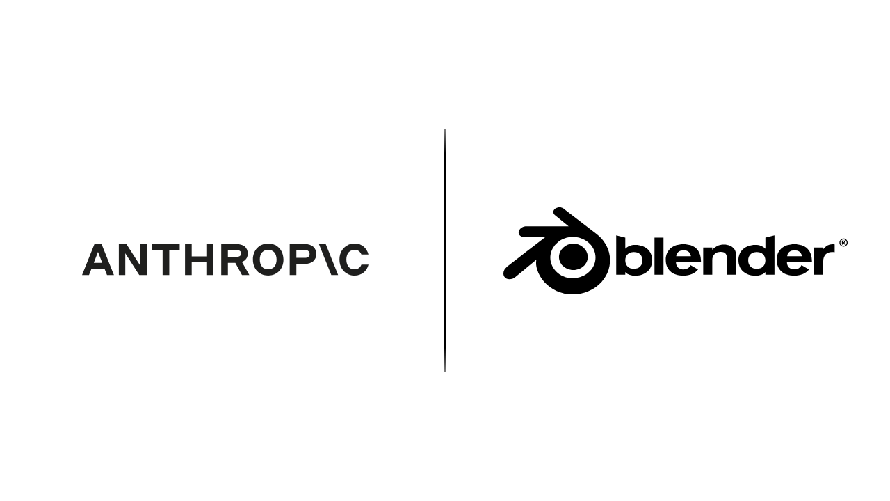 Blender 宣布 AI 巨頭 Anthropic 成為企業贊助會員，透過 MCP 連接器讓 Claude 更容易在創作流程中應用