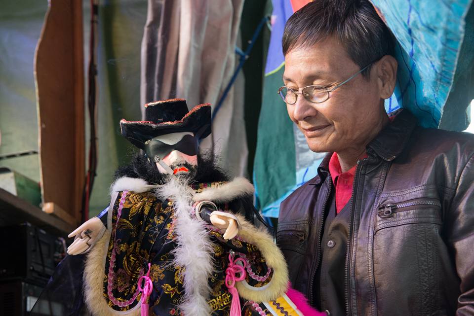新勝景掌中劇團創辦人—朱清貴