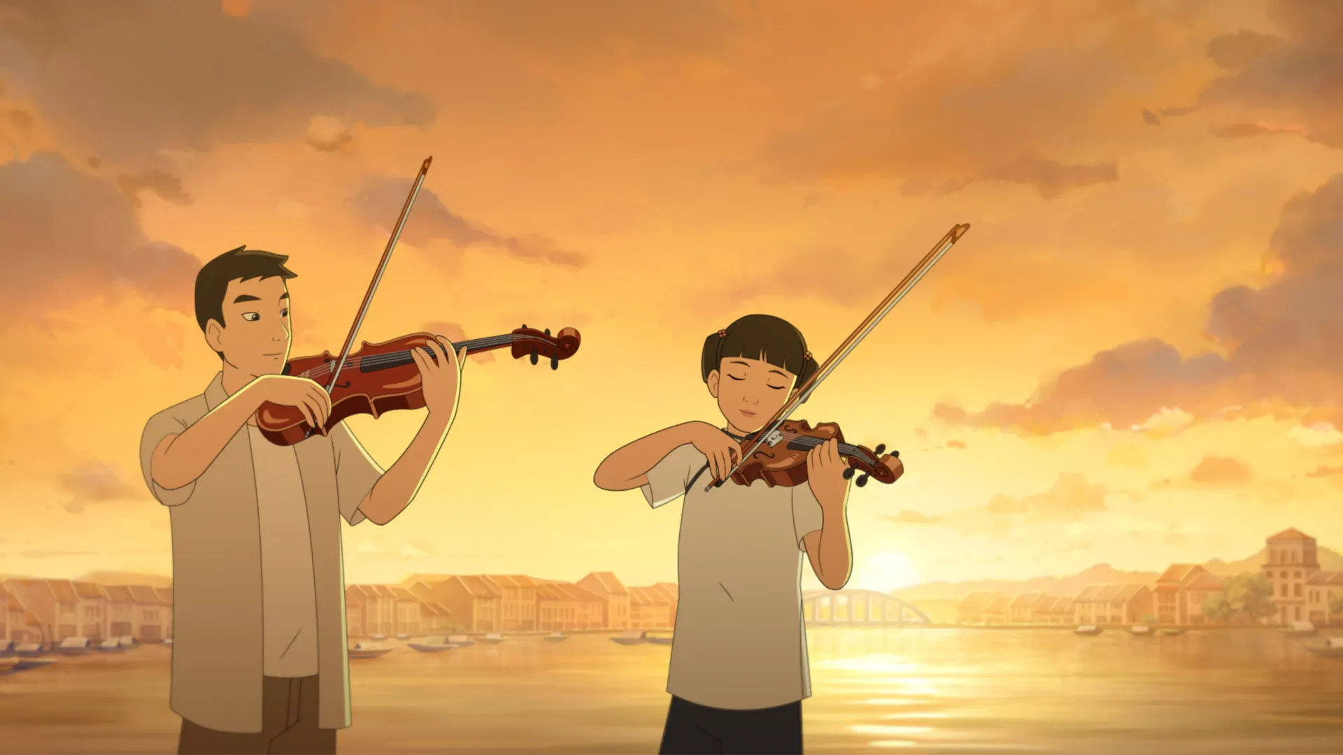 《The Violinist》劇照（圖 / 取自安錫國際動畫影展）