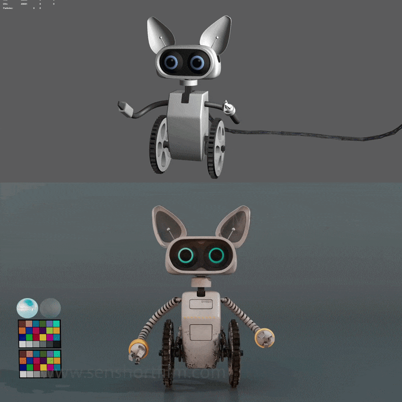 機器人 視覺概念 科幻 動畫 maya CG
