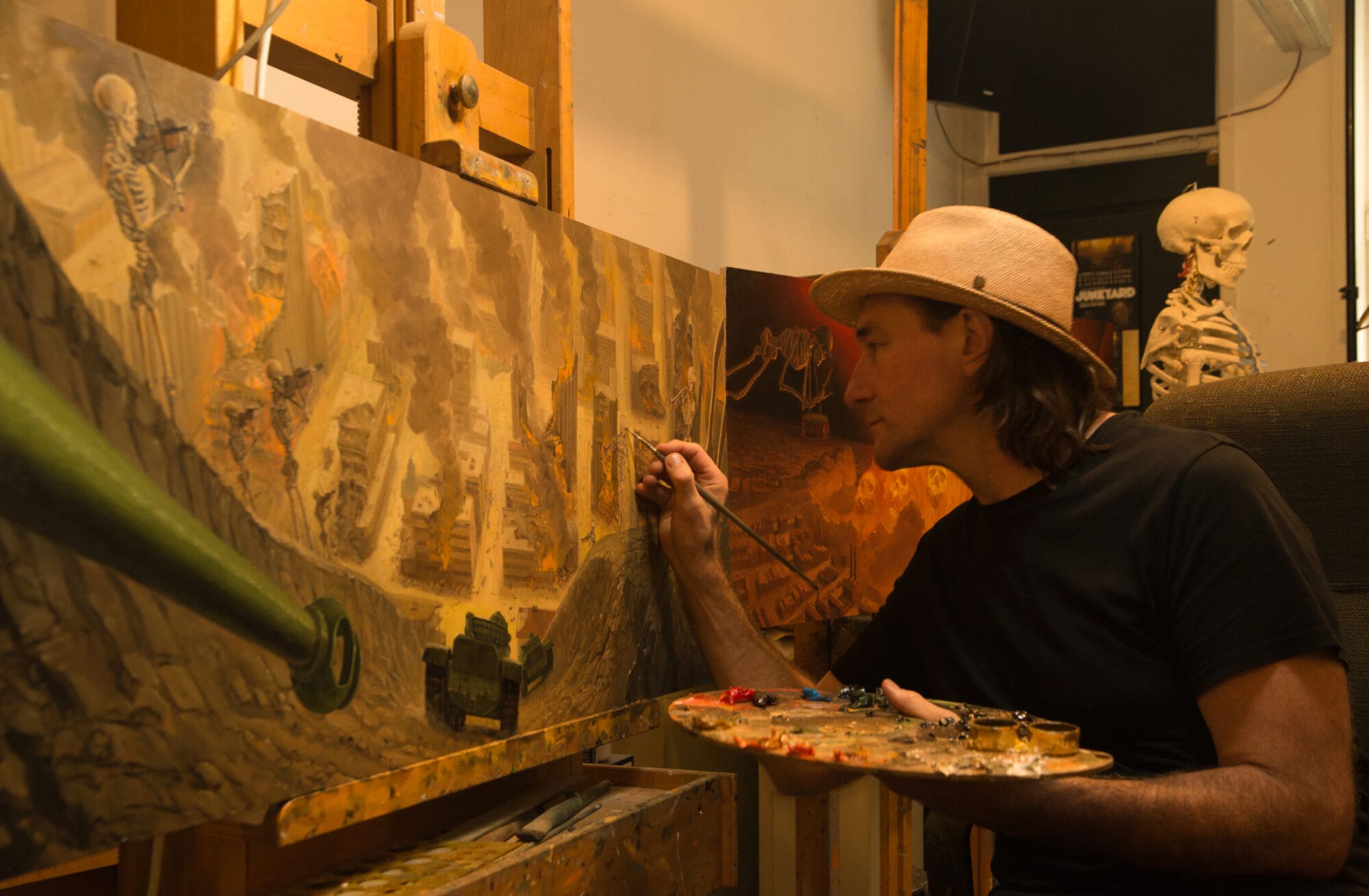 骷髏之舞 動畫 油畫 安錫影展