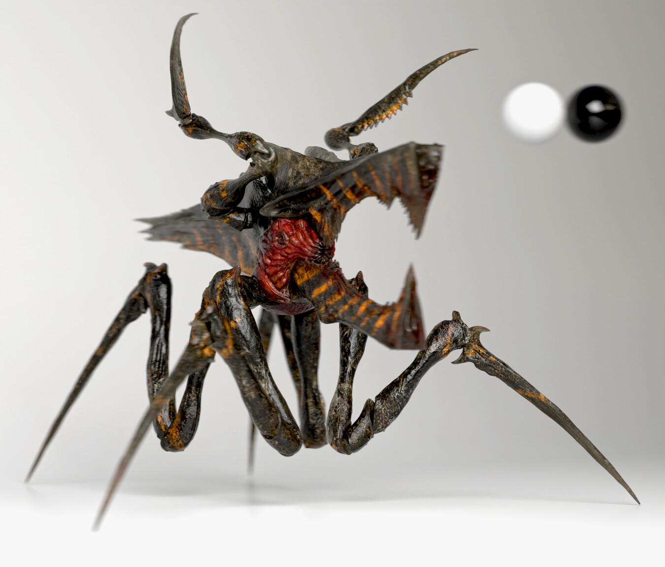 Arachnid Warrior rendered in Redshift