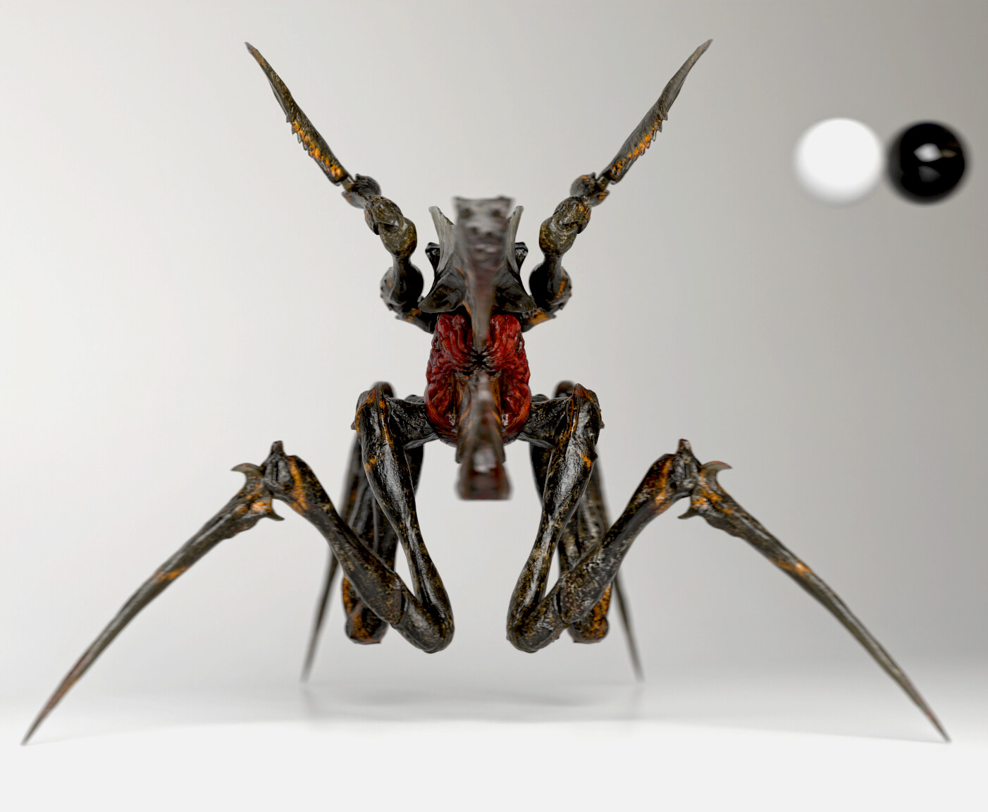 Arachnid Warrior rendered in Redshift