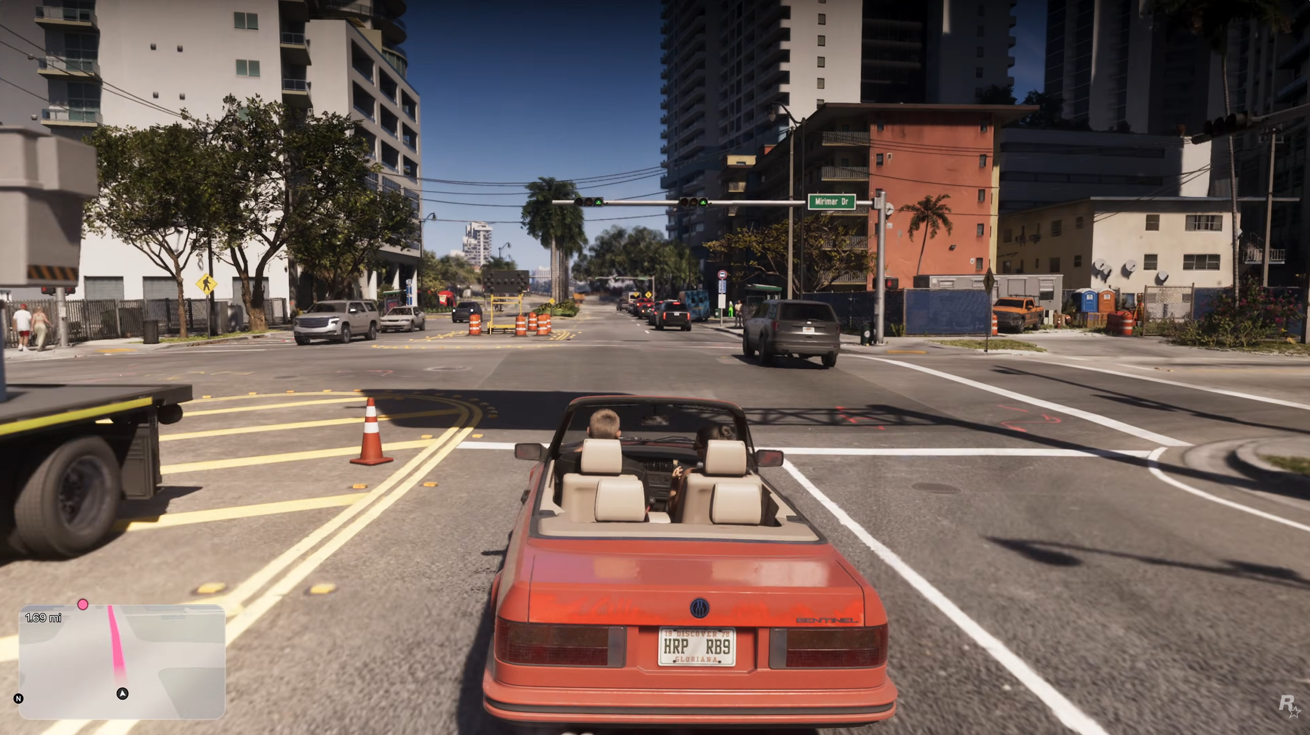 《GTA 6》最新實機畫面 Playstation 5